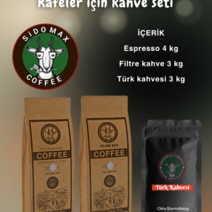 Kafeler için toptan kahve seti